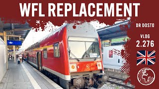 The WFL Replacement Train  TripReport  Vlog 2276 [upl. by Aiuqenehs]