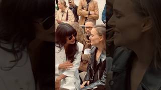 Jameela Jamil amp Natalie Portman during Paris Fashion Week natalieportman [upl. by Pearl247]