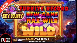 TÜRKİYE REKORU  🐙 SKY BOUNTY PRAGMATIC PLAY 🐙 FULLSCREEN WILD 🐙 [upl. by Dnalon]