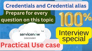 ServiceNow Discovery 13 Credentials Credential Alias and IP Affinity [upl. by Prisca775]