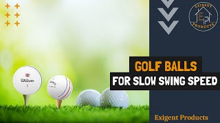 ⛳️ 5 Best Golf Balls for Slow Swing Speed in 2024 Updated Reviews [upl. by Gussy]