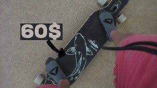 BEST AFFORDABLE LONGBOARD VOLADOR 42inch Freeride Longboard Unboxing and Review Vlog 17 [upl. by Welford710]