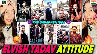 ELVISH YADAV NEW ATTITUDE VIDEOS😈🔥 ELVISH YADAV ANGRY MOMENTS😡🤬 SYSTUMM🔥 Pakistani Reaction [upl. by Couq]