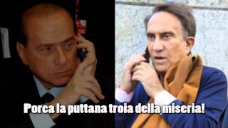 Intercettazione Fede  Berlusconi  Corti Satanici 1 [upl. by Steffen124]