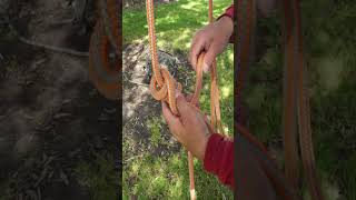 How to Tie a Blakes Hitch With a Split Tail [upl. by Attenehs]