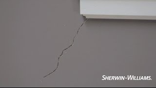 How to Fix Cracks in Drywall  SherwinWilliams [upl. by Aggi]