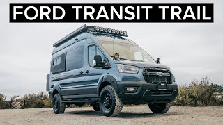 2024 FORD TRANSIT TRAIL  Camper Conversion Van on 33s [upl. by Wedurn]