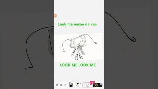 Look me Look me meme de vee animation [upl. by Schwartz215]