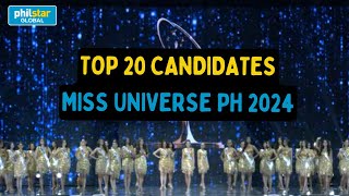 Meet the Top 20 finalists of Miss Universe Philippines 2024 [upl. by Riegel278]