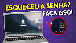 Como RECUPERAR A SENHA do Windows 1110 SEM PROGRAMAS Guia Super Fácil [upl. by Myo]