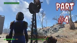 Fallout 4  Build A Radio Recruitment Beacon  Taking Point Clear Starlight DriveIn  Gameplay 4 [upl. by Yelnet]