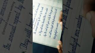 Future Perfect Tense cursivewriting cursivehandwritingenglishhandwriting [upl. by Arymas587]