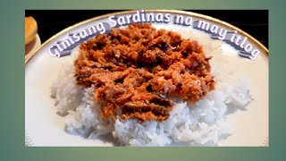 How to cook Ginisang Sardinas na may itlog  Pagkain ng Pinoy the best [upl. by Magee]