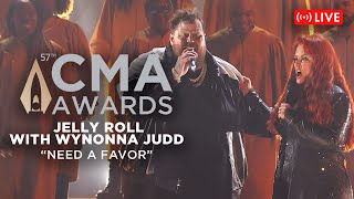 Jelly Roll with Wynonna Judd – “Need A Favor” Opening Performance  Live at CMA Awards 2023 [upl. by Octave]