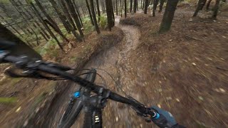 A very wet Swinley Forest  Mtb [upl. by Lombardo]