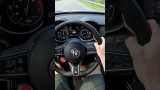 2022 Stelvio Quadrifoglio Acceleration [upl. by Bremer950]