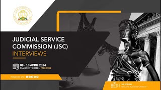 Judicial Service Commission Interviews 8 April 2024 [upl. by Roshan]