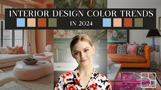 The Hottest Color Trends for 2024  Interior Design [upl. by Laspisa648]