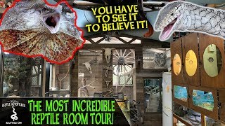 THE MOST INCREDIBLE REPTILE ROOM TOUR Camos Reptiles Australia [upl. by Caines]