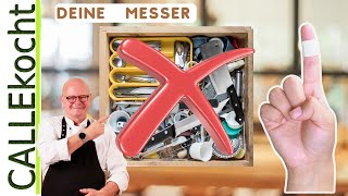 So pflegst Du Deine guten Küchen  Messer richtig Tipps und Tricks [upl. by Wershba]