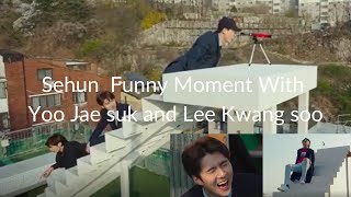 Sehun Funny Moment With Yoo Jaesuk and Lee Kwangsoo Busted Season 3 [upl. by Barnie]