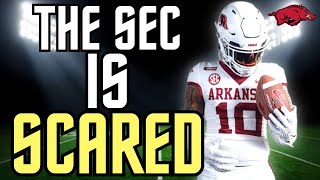 Charleston Collins Is A MONSTER  4⭐️ Arkansas Razorbacks Defensive Line Recruit  Highlights [upl. by Millur379]