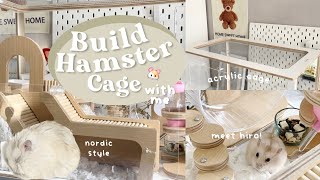 Building a Cozy Hamster Home 🏠🐹  Relaxing DIY Cage Building Adventure [upl. by Ecinrahs]