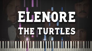 Elenore  The Turtles Piano Solo Tutorial [upl. by Nnylcaj]