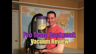 ProTeam Backpack Vacuum Review  Pros amp Cons [upl. by Aicillyhp]