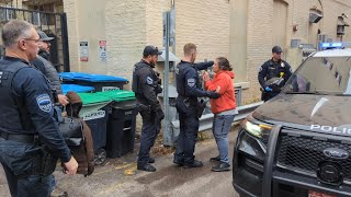 Police Detain and Arrest a Woman on Markhams Ln in Burlington VT on 20241105 [upl. by Tedra]