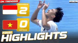 HIGHLIGHT Vietnam 0 Vs 2 Indonesia  ASEAN FUTSAL CHAMPIONSHIP 2024 [upl. by Hait]