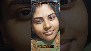 Eyebrow shaping Permanent EyebrowEyebrow before and after Trichy best tattoo Tattoo shop trichy [upl. by Oringa]