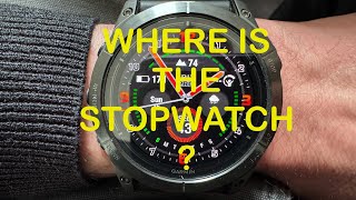 GARMIN EPIX 2  FENIX TUTORIAL STOPWATCH [upl. by Nehr]