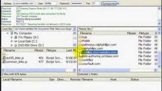 Publishing web pages with Filezilla [upl. by Hawkie786]