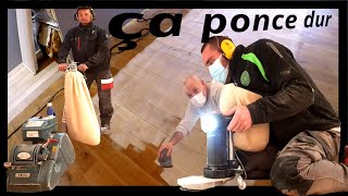 Comment poncer et vitrifier du parquet [upl. by Atinuaj]