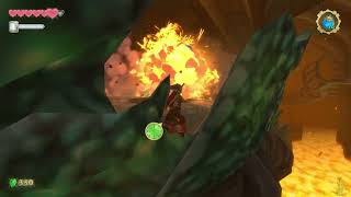 TLOZ Skyward Sword HD  Master Mode 14 Scaldera Boss Fight Thrill Digger game [upl. by Ecienaj]