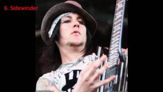 My Top 10 Avenged Sevenfold Solos 20012010 [upl. by Charron672]