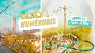 🎢Parc Astérix  La TOUR de NUMÉROBIS  nouveauté 2024 [upl. by Arsi]