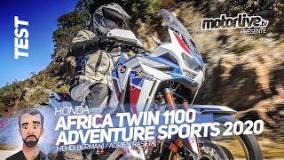 HONDA AFRICA TWIN 1100 ADVENTURE SPORTS 2020 I TEST MOTORLIVE [upl. by Denby672]