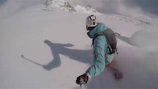 CHAMONIX SNOWBOARDING 2018 Off piste Course [upl. by Fredelia]