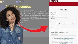 Comment Créer et associer Un Compte Konami iD efootball 2024 mobile [upl. by Ttebroc]