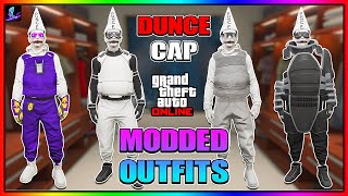 GTA 5 HOW TO GET MULTIPLE MODDED OUTFITS WITH DUNCE CAP AFTER PATCH 169  GTA Online [upl. by Alberic]