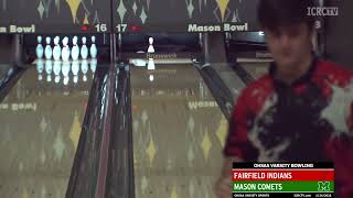 OHSAA Bowling 2022  Mason vs Fairfield [upl. by Bonnibelle]