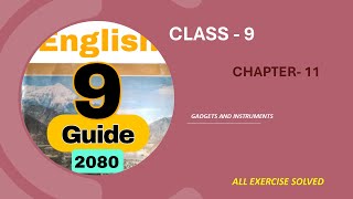 Solution of Class 9 English Unit 11 Reading II Weather Instruments  Gadgets and Instruments ex [upl. by Selec]