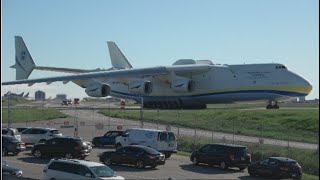 Worlds Heaviest Aircraft Antonov An225 Mriya Stunning Take Off from Toronto Pearson Airport [upl. by Clynes]