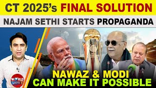 Najam Sethi starts new propaganda for India on ICC Champions Trophy 2025 [upl. by Jasen]