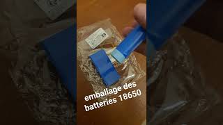 emballage des batteries 18650 [upl. by Chemarin596]