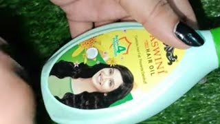 aswini hair oil review in Hindi।  from Rashi product review [upl. by Matias]