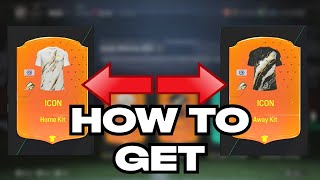 HOW TO GET THE ICON HOME AND AWAY KIT in EA SPORTS FC 24 [upl. by Lionel]