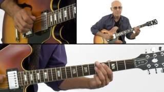 Larry Carlton Guitar Lesson  7 Implying Chords  335 Motifs [upl. by Acisse]